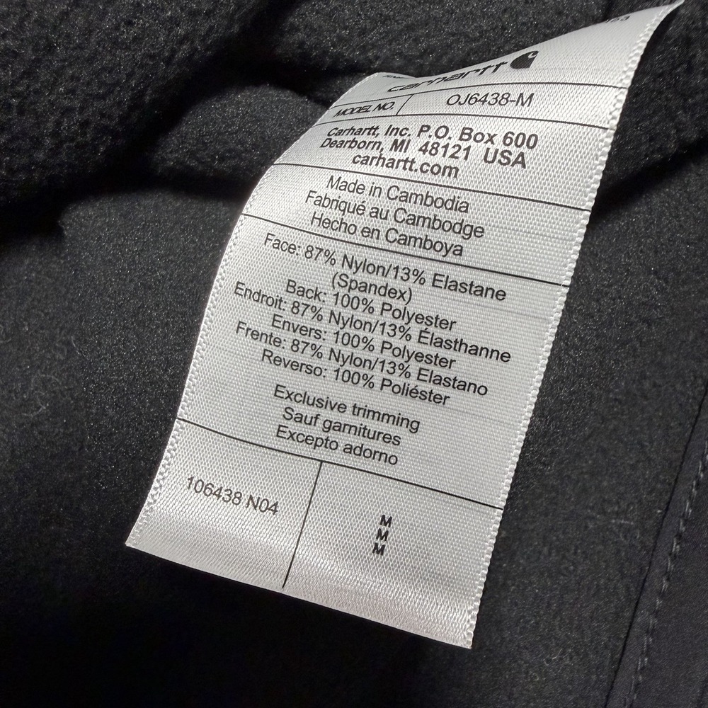 Carhartt Rain Defender Relaxed Fit Lightweight Jacket Men's Medium 0J6438-M New - Picture 5 of 9